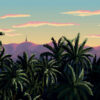 Print Pixelart el Palmeral
