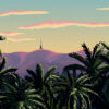 Print Pixelart el Palmeral