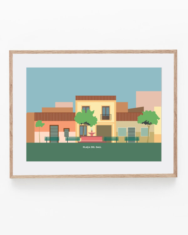 Print La Plaça del Gall