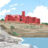 Print Muralla Roja de Calpe