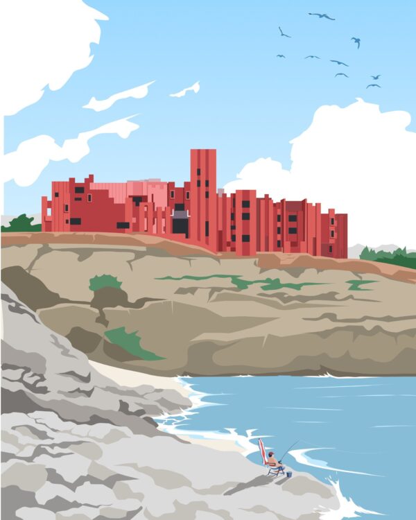 Print Muralla Roja de Calpe