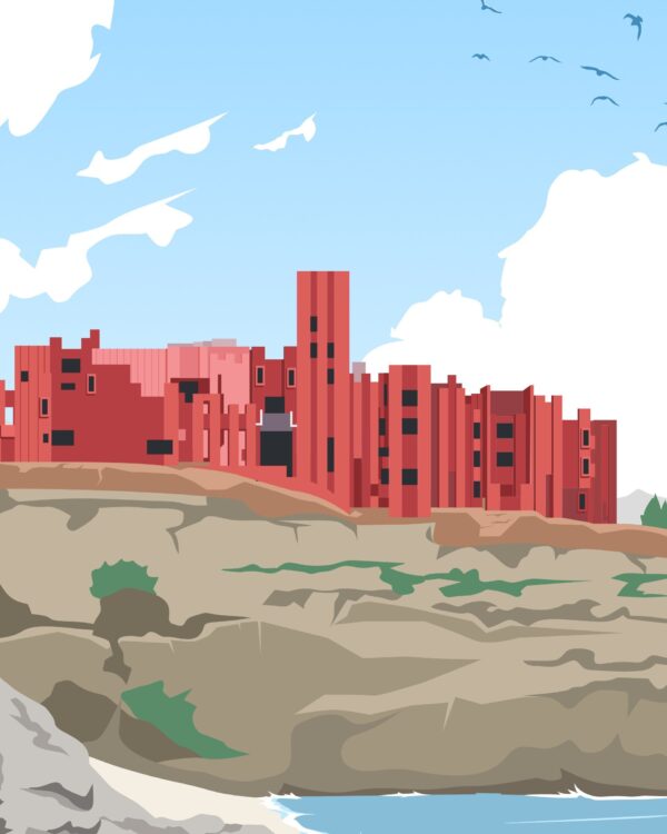 Print Muralla Roja de Calpe