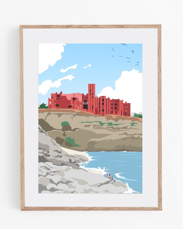 Print Muralla Roja de Calpe