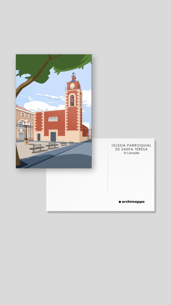 Postal Iglesia Parroquial de Santa Teresa