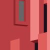 Print Muralla Roja de Calpe - geometrías