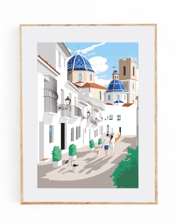 Print Carrer Sant Miquel d'Altea