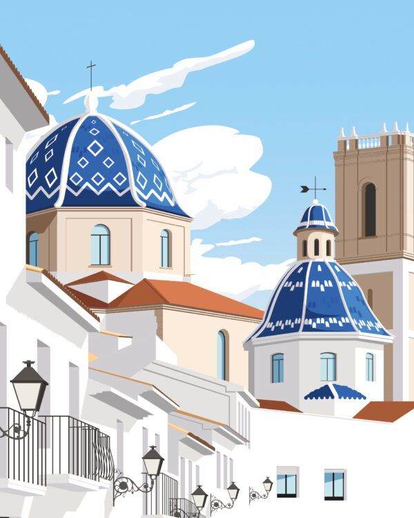 Print Carrer Sant Miquel d'Altea