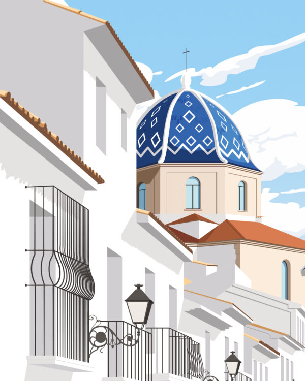 Print Carrer Sant Miquel d'Altea