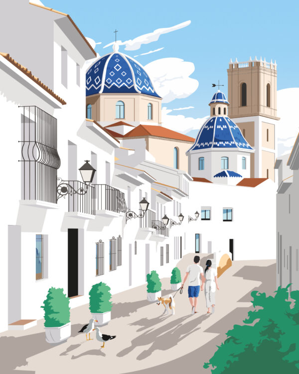 Print Carrer Sant Miquel d'Altea