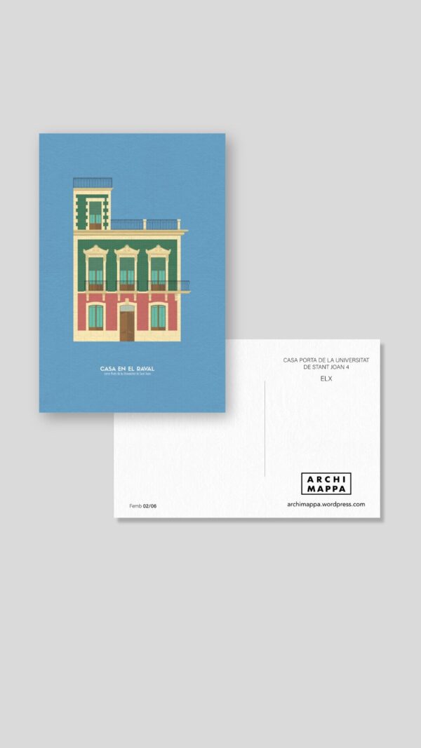 Postal Casa en el Raval