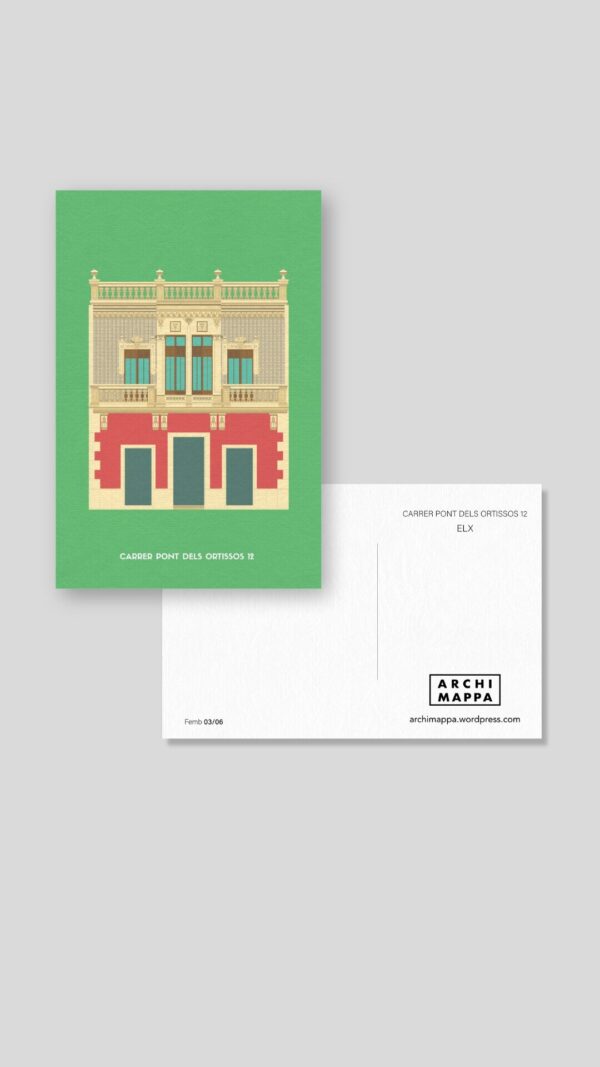 Postal carrer Pont dels Ortissos, 12