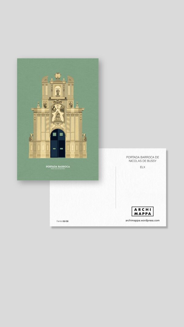 Postal Portada Barroca